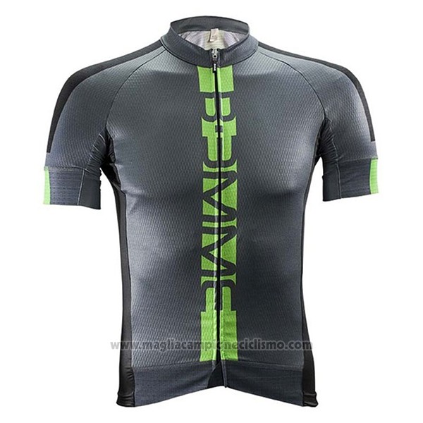 2017 Abbigliamento Ciclismo Biemme Poison Verde Manica Corta e Salopette